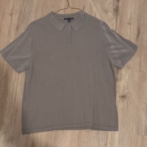 Banana Republic Taupe Short Sleeve Polo